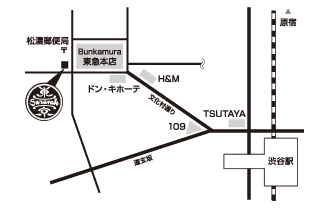 SARAVAH東京地図